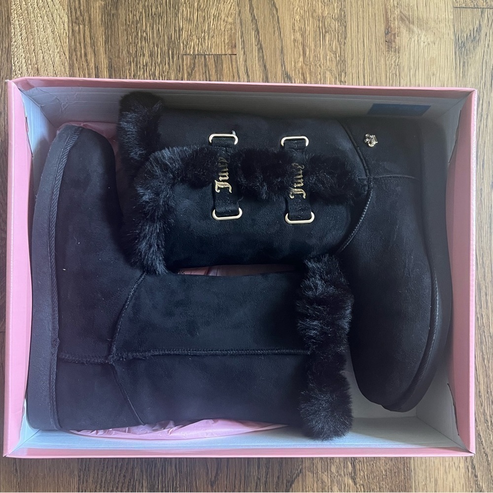 JUICY COUTURE Women's Koded Faux Fur Winter Boots Size 9. NWT - Picture 3 of 15